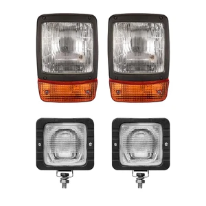 4 Stück JCB Baggerlader Scheinwerfer & Arbeitsleuchte Baugruppe 3C 3CX 3D 3DX 4C 4CN - Bild 1 von 10