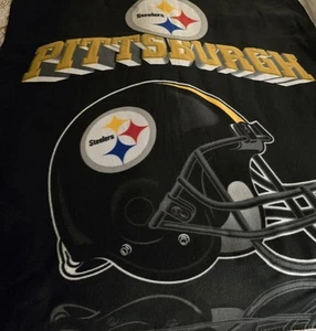 NFL Pittsburgh Steelers leichte Fleece Überwurf Decke (50" x 60") - Bild 1 von 3