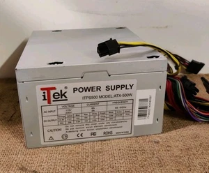 ALIMENTATORE per Case PC ITEK ATX 500W 20+4PIN Power Supply ATX 500W✅✅✅ITPS500 - Bild 1 von 1