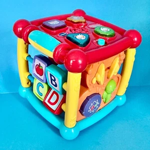 VTECH BUSY LEARNERS ACTIVITY CUBE EDUCATIONAL  TOY - Picture 1 of 8
