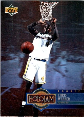1993-94 Upper Deck Holojams #H28 Chris Webber - BSK - Image 1 of 2