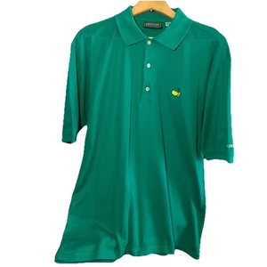 Masters Collection Golf Polo Men’s L Green 60s Two-Ply Mercerized Augusta - Picture 1 of 7