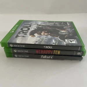 Fallout 4 Microsoft Xbox One We Happy Few Troll Video Game Lot Tested Works - Picture 1 of 12