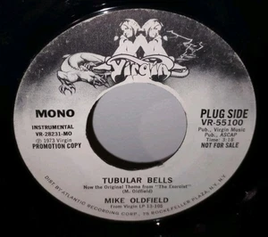MIKE OLDFIELD Tubular Bells PROMO ONLY US Virgin 7" Stereo & Monon Versions  - Picture 1 of 2