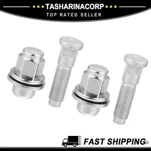 2 sets C2C35294010 M12-1.5 Wheel Stud Bolt Nuts fit for Jaguar F/S/X-Type XFR XJ - Picture 1 of 7