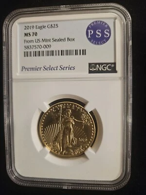 1/2 Ounce Gold Eagle Premier Label NGC - Image 1 of 2