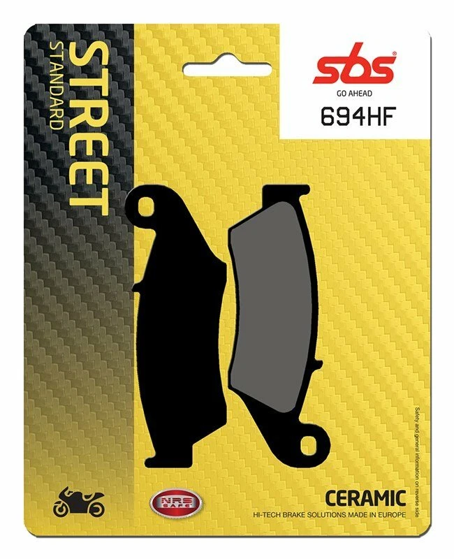 Coppia di pastiglie freno SBS 694 HF Ceramic