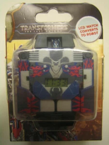 Reloj de pulsera Optimus Prime Transformers The Last Knight digital de cuarzo LCD sin usar, en caja - Imagen 1 de 3