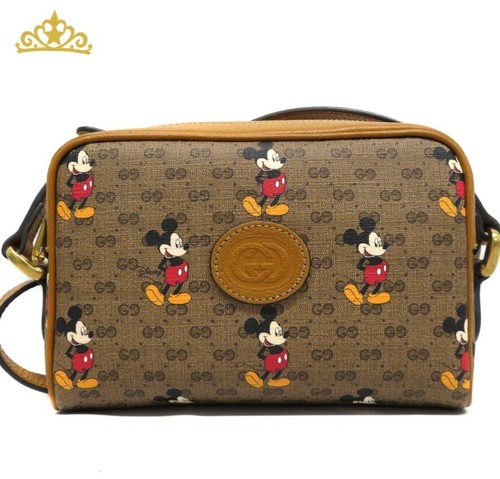 Borsa a tracolla Gucci GG Supreme Collaborazione Disney Topolino