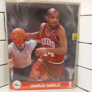 1990 NBA Hoops 8 x 10 Glossy Action Photos Sealed Charles Barkley 76ers - Bild 1 von 4