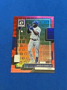 2022 Donruss Optic Baseball Red Pandora Prizm Parallel of Adolis Garcia #73/99!!