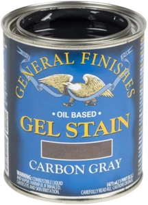 General Finishes Oil Base Gel Stain, 1 Pint, Carbon Gray - Picture 1 of 5