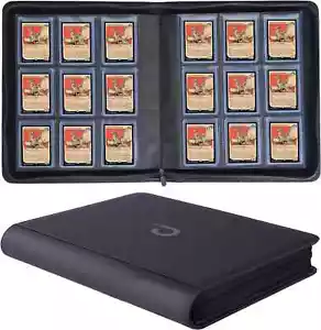 D DACCKIT Toploader Binder, Holds 288 Toploaders, 9 Pocket Top Loader Binders wi - Picture 1 of 4