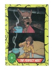 THE PERFECT HOST 1989 Topps Teenage Mutant Ninja Turtles Trading Card #8