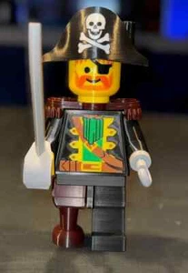 3D Printed LEGO Inspired - 9" CAPTAIN RED BEARD - Picture 1 of 3