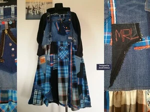 ÜBERGRÖSSE LEVIS DENIM PULLOVERKLEID 3X MAXI OVERALL KLEID DENIM TRÄGERKLEID - Bild 1 von 16