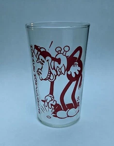 Vintage c1938 HORACE HORSECOLLAR Glass Disney 1930’s Red Lithograph - Picture 1 of 4