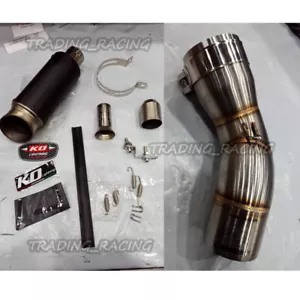 Motorcycle Exhaust Tips 51mm DB Killer Middle Pipe for Honda CBR1000RR 2017-2025 - Picture 1 of 12
