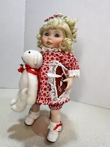 Muñeca charlot byj Sissy Sweetums besos robados/muñeca de porcelana/muñeca de día de San Valentín - Imagen 1 de 9