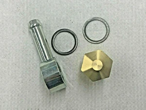 26-25 HOLLEY BANJO BOWL FUEL INLET FITTING 9/16"-24 THREAD AND 5/16" SWIVEL BARB - Picture 1 of 2