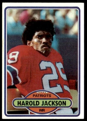 1980 Topps Harold Jackson New England Patriots #7 - Image 1 of 2