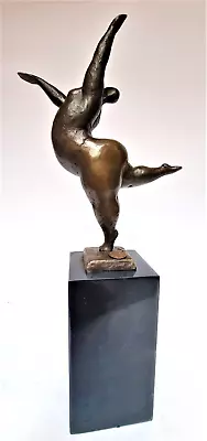 Escultura De Bronce Desnuda Mujer Desnudo Arte Moderno • 98€