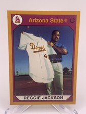 1990 COLLEGIATE COLLECTION REGGIE JACKSON ARIZONA STATE SUN DEVILS CARD #1
