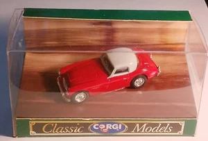Corgi Classic Models 1:43  Austin Healey 3000 - Red / White Top - unboxed - Picture 1 of 7
