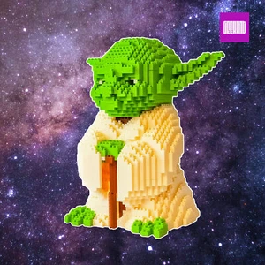 GEEKANT Figure Building Toy Set -  Star Wars, Yoda, 1520 Pcs, 8 Inches Tall - Picture 1 of 6