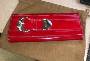 Gucci Clutch Schnalle Rot Lackleder - Bild 1 von 12