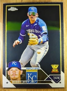 2023 Bobby Witt Jr Topps Chrome #176 Gold Cup MLB Kansas City Royals Baseball - Bild 1 von 2
