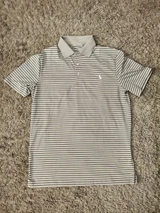 Polo By Ralph Lauren Classic Fit Performance Poloshirt Grau, Blau & Weiß S - Bild 1 von 3