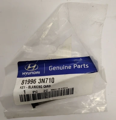 OEM Hyundai Blank Key 81996-3N710 For 2014-2015 Hyundai Equus - Image 1 of 2