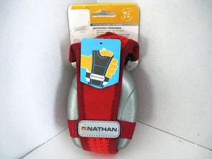 Nathan QuickShot Plus 10oz Red Classic Water Bottle Handheld Bottle - Picture 1 of 3