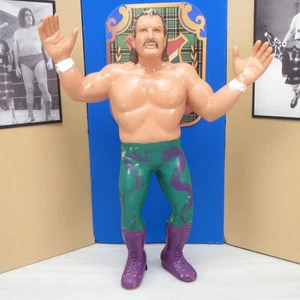 Figura de acción de lucha libre Jake The Snake Roberts - LJN WWF de colección 1987 personalizada - Imagen 1 de 15