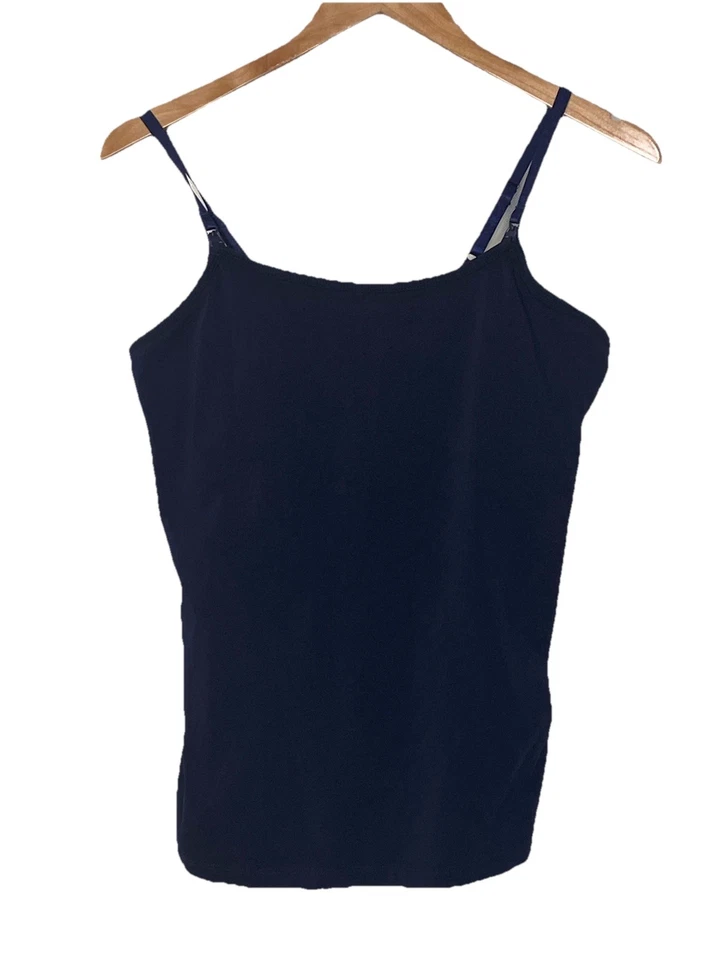 Motherhood Maternity Nursing Tank Navy Blue Pullover spaghetti straps Medium - Image 1 of 4