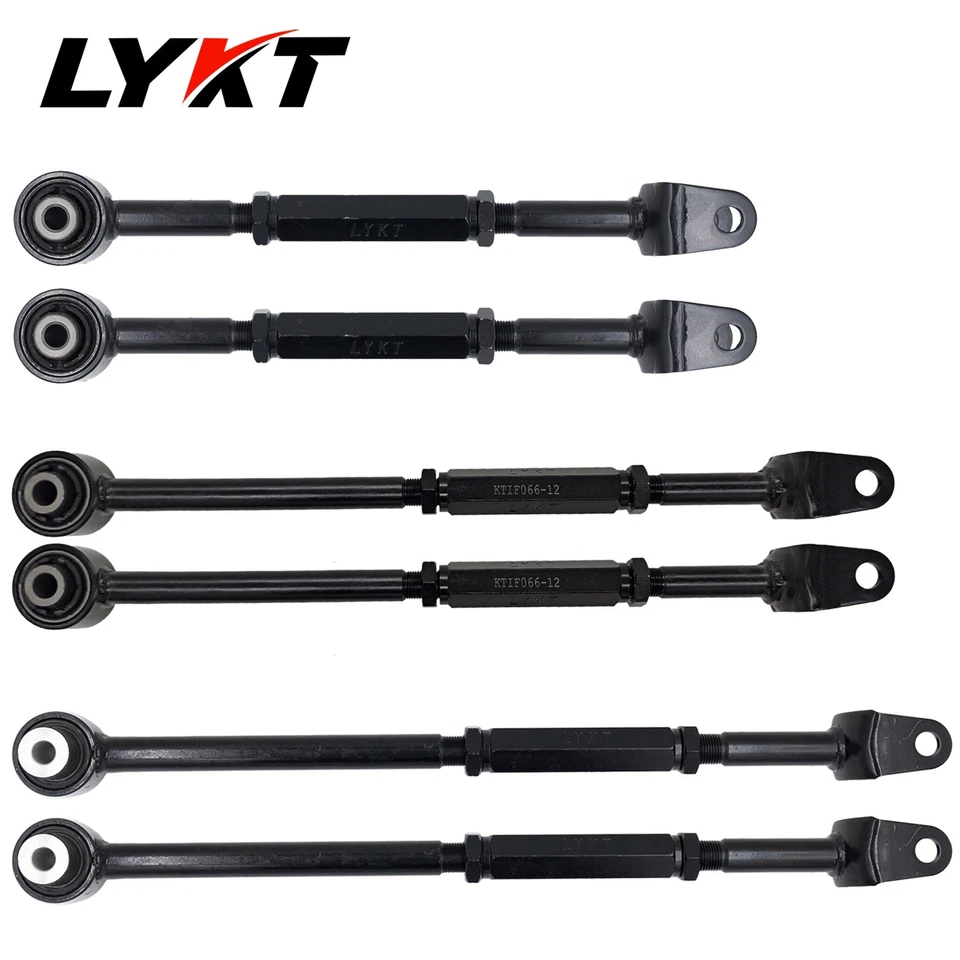 LYKT 6pcs Rear Camber&Toe Adjustable Arms for Infiniti M35h、M37、M56、Q50、Q60、Q70 - Image 1 of 4