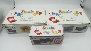 Sizzix FUN SERIF Großbuchstaben & LUTSCHER Großbuchstaben & Zahlen Set - Bild 1 von 1