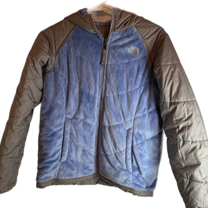 The North Face Girl's Reversible Hooded Jacket Coat Girl's Size 14-16 Lge - Picture 1 of 12