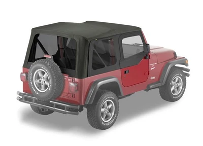 Bestop 51124-15 Replace-A-Top Soft Top Black Denim w/Tinted Side & Rear Window - Image 1 of 4