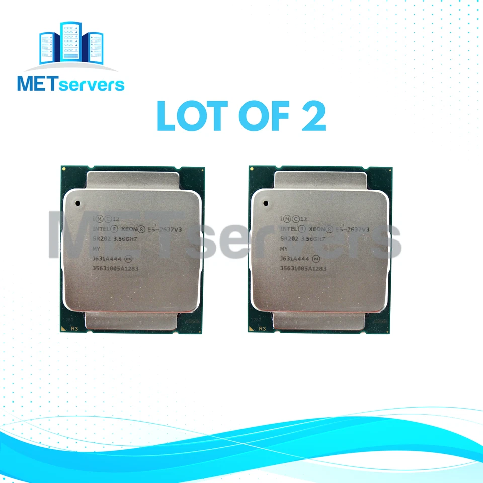 (LOT 2) Intel Xeon E5-2637v3 3.5GHz 4C 15MB LGA2011-3 CPU CM8064401724101 SR202 - Image 1 of 1