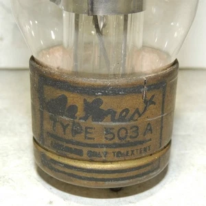 (1) Used DeForest 503A Vacuum Tube Tested At 1000V Plate And Plate Current Is 37 - Picture 1 of 6