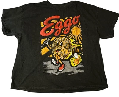 Camiseta Kellogg's Eggo Gráfica Waffle Talla 2XL Gris Oscuro Foto 1 de 2