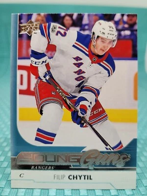 2017-18 Upper Deck Series  1 FIlip Chytil Young Guns Rookie Card #227 - Image 1 of 2