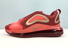 Chaussures de course Nike Air Max 720 bronze rouge AQ3195 600 taille 5Y / femmes taille 6,5