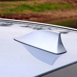 For 2015-2019 Hyundai Sonata-Elantra Ebony Shark Fin Roof Antenna Cover Silver A - Picture 1 of 7