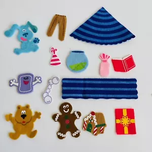Blues Clues FIELT NIÑOS 14 Piezas AZUL FIESTA DE CUMPLEAÑOS 1998 conjunto parcial - Imagen 1 de 6