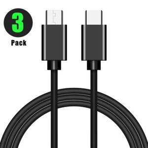 3-Pack USB C to Type-C Charger Cable Fast Charging SYNC Data Cord 3/5/6FT Long - Picture 1 of 17