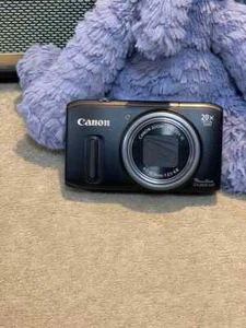 Canon PowerShot SX260 HS 12.1MP Digital Camera Black English language - Picture 1 of 6