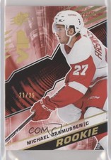 2018 SPx VIP Red Numbered Rookies Tier C /25 Michael Rasmussen #VIP-MR Rookie RC